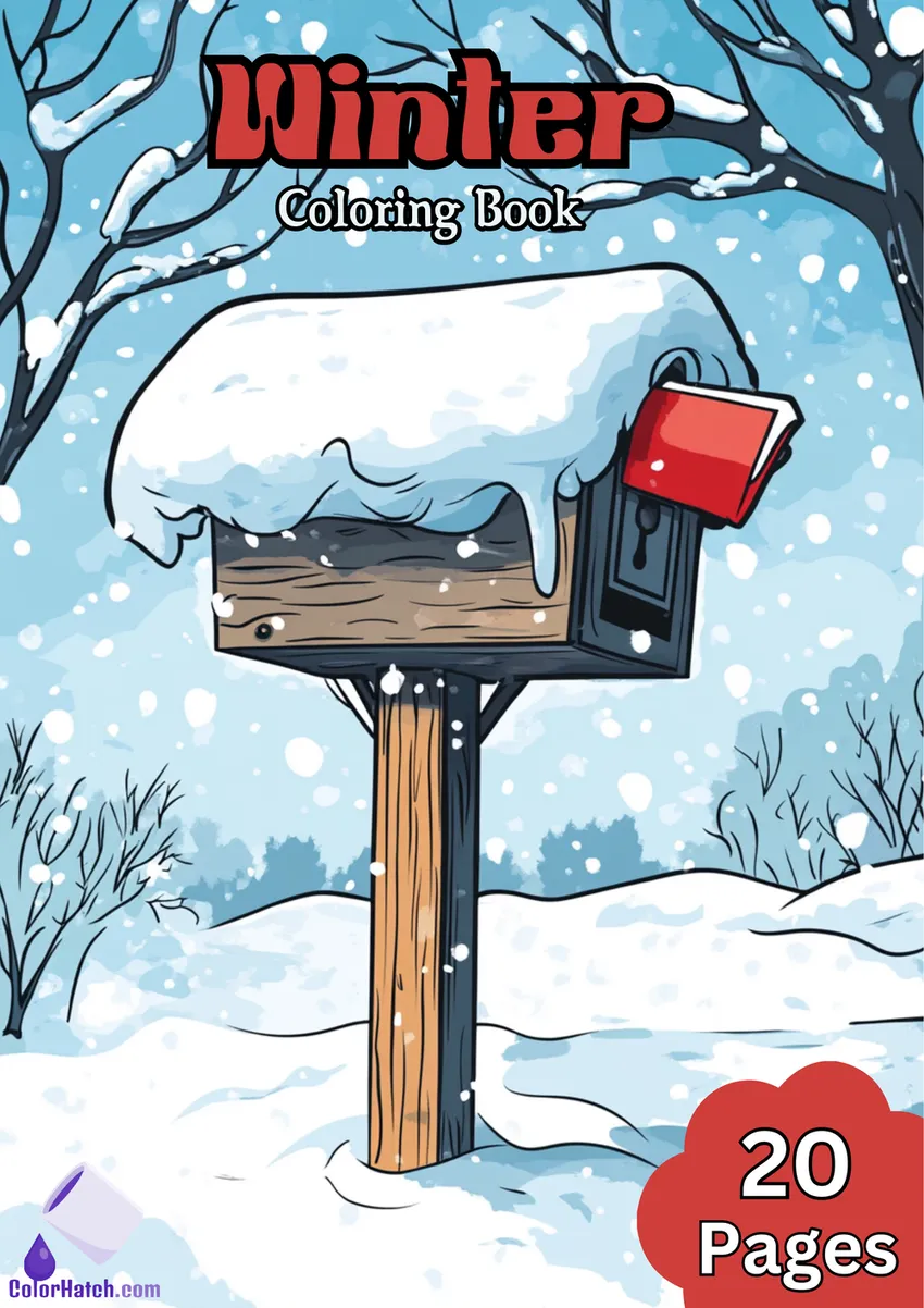 Winter 3 Coloring Book